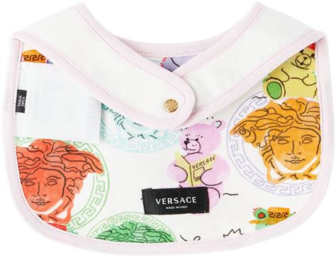 versace baby bib|Versace kids baby girl.